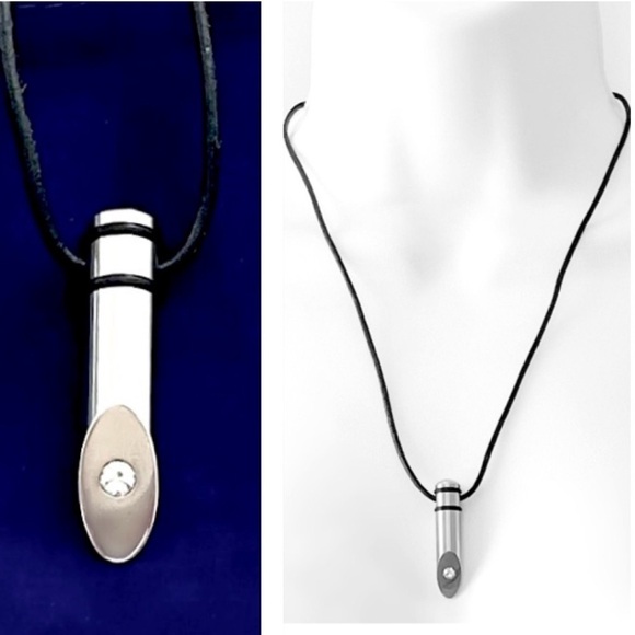 Diamond Bullet Pendant Necklace! - Picture 7 of 8